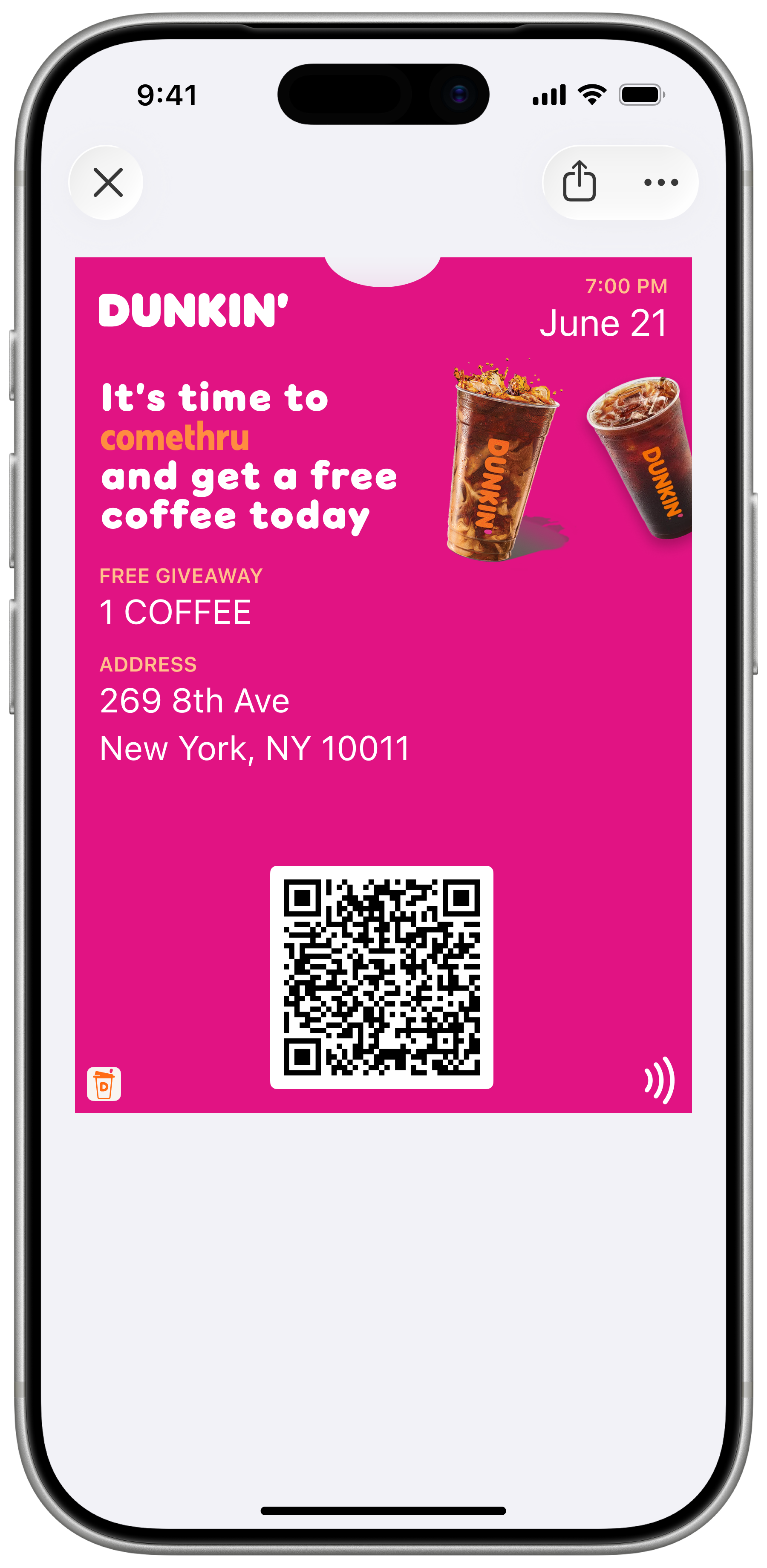 Pop-ups feature