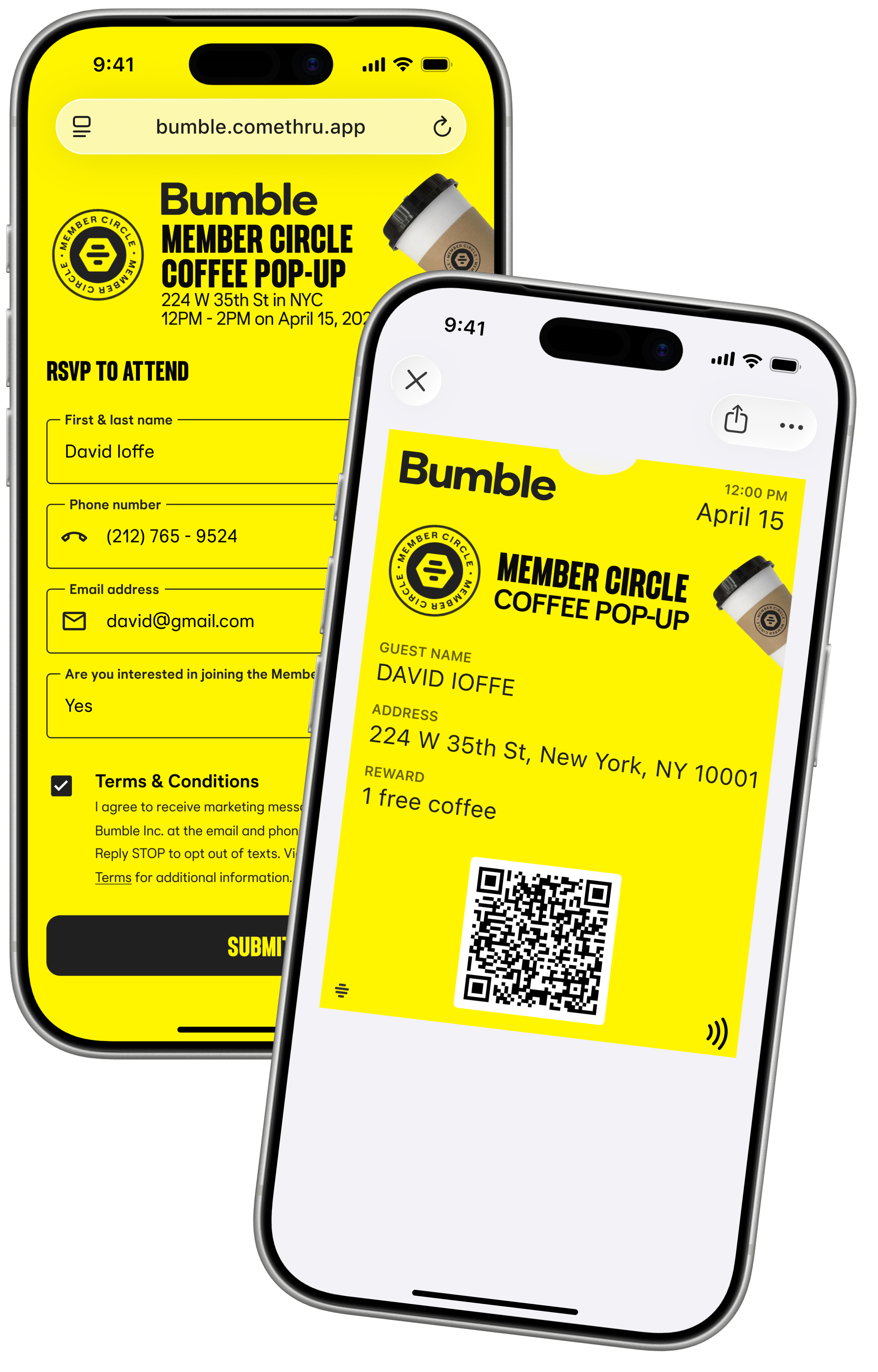 App mockup